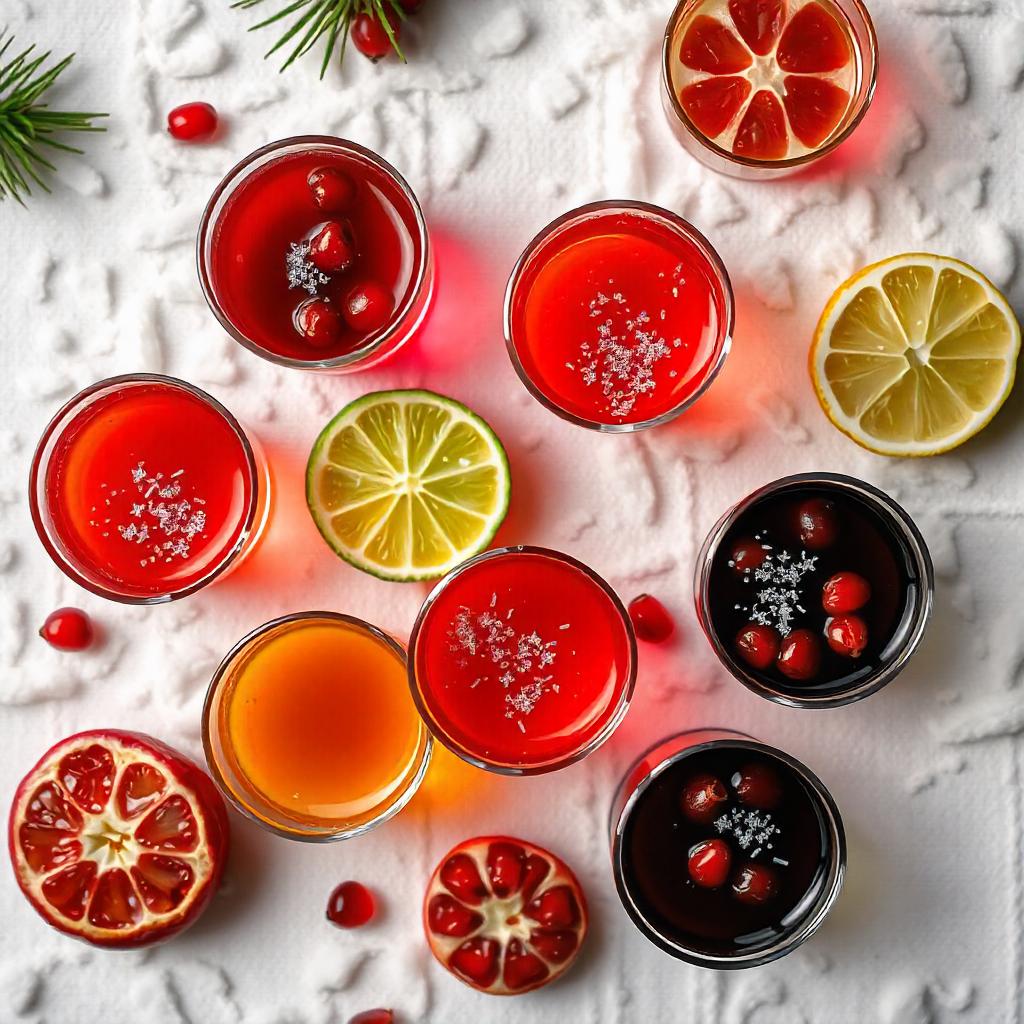 Alcohol-Free Christmas Shot Recipes