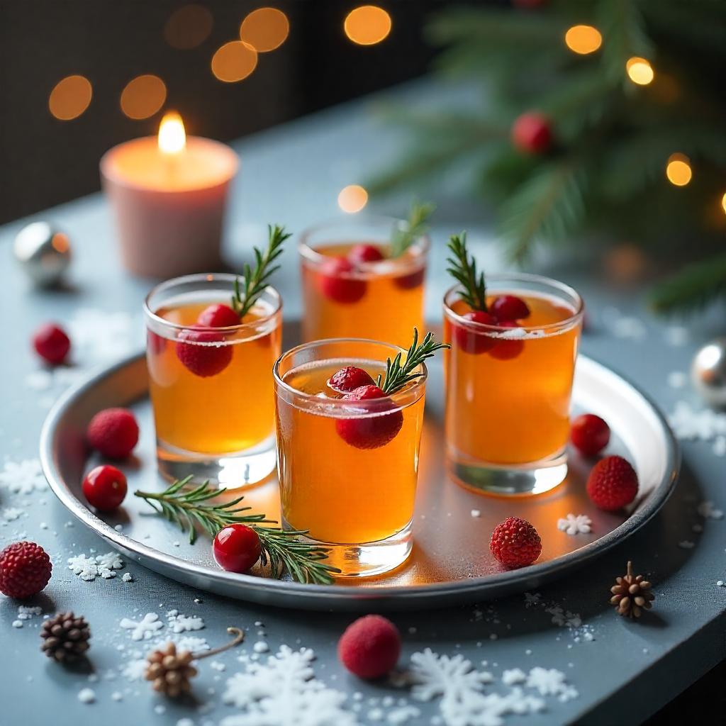 Alcohol-Free Christmas Shot Recipes