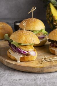 "Baked Chicken and Cheese Sliders