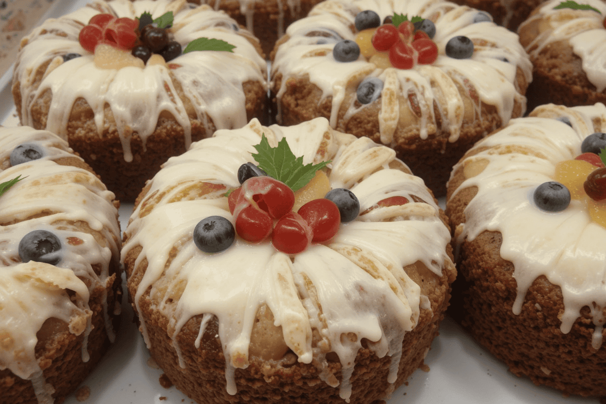 Italian Fruit Christmas Fruitcakes