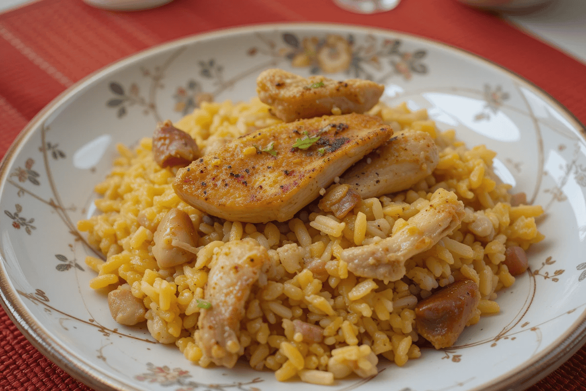 Chicken and Yellow Rice