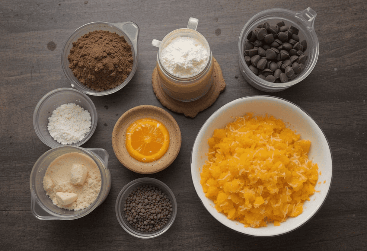 Ingredients for the Perfect Prolific Oven Chocolate Orange Almond Cake